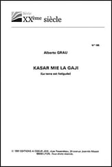 Kasar mie la gaji  SATB choral sheet music cover